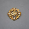 Christian Dior Vintage Baroque Cd Monogram Brooch