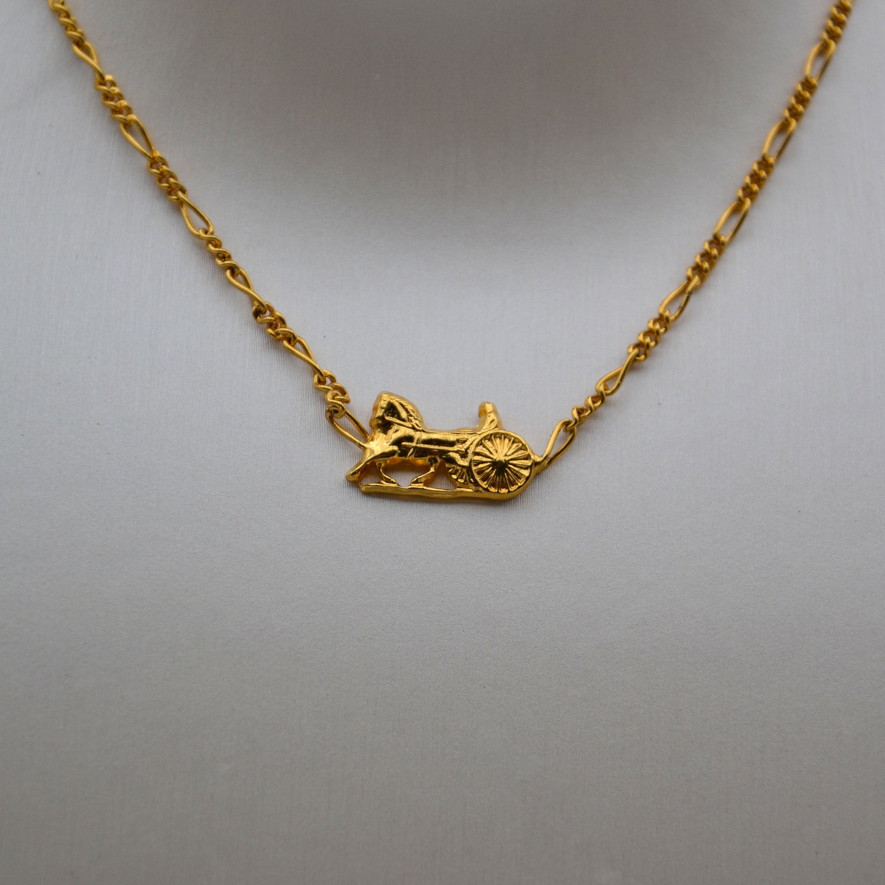 Céline Paris Vintage Calèche Necklace