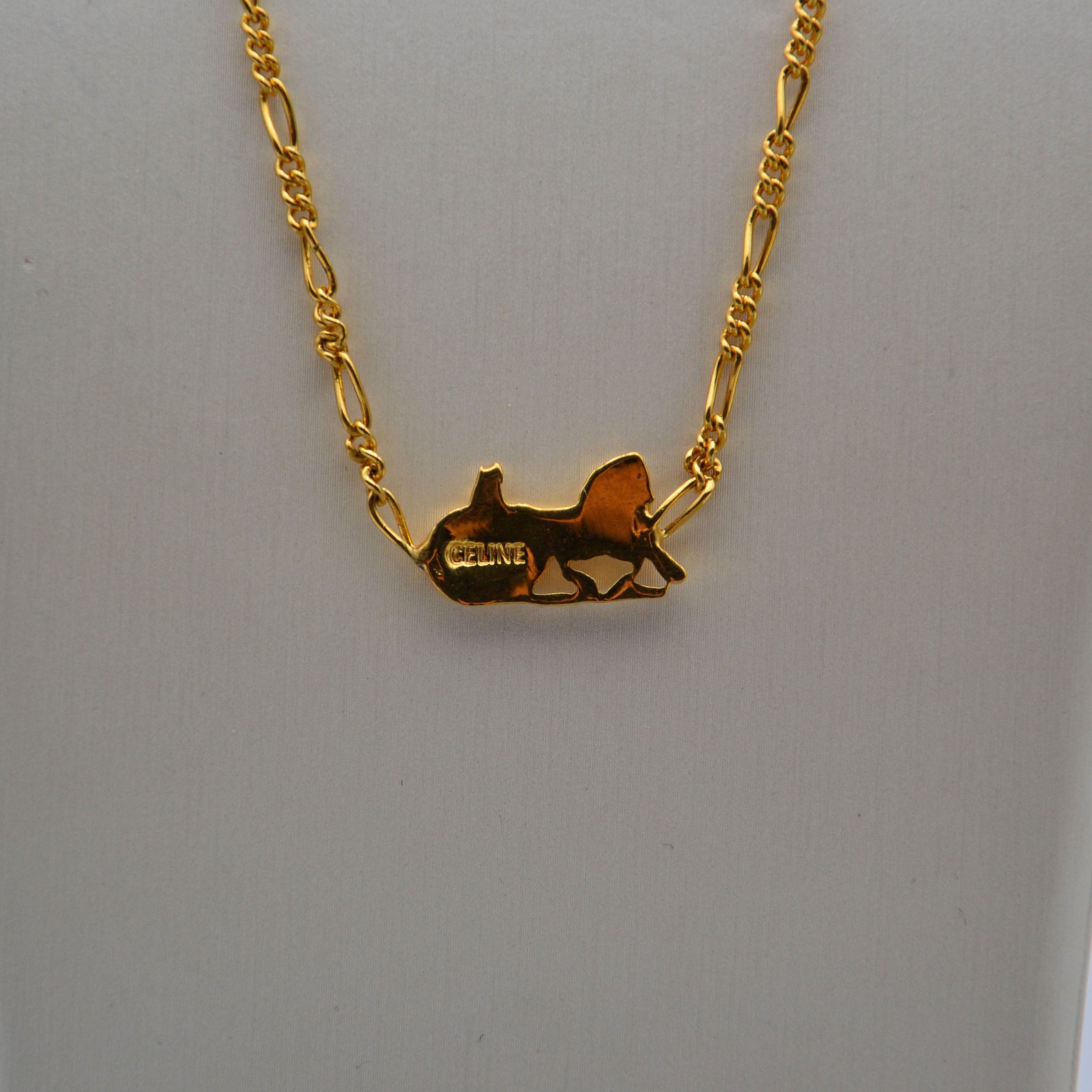 Céline Paris Vintage Calèche Necklace