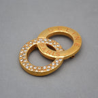 Céline Vintage Intertwined Rings Brooch