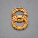 Broche Céline Vintage con anillos entrelazados