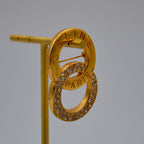 Céline Vintage Intertwined Rings Brooch