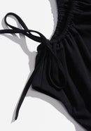 Maillot Une Pièce Ambre - Noir
