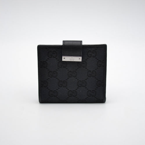 Cartera compacta con monograma Gucci Gg