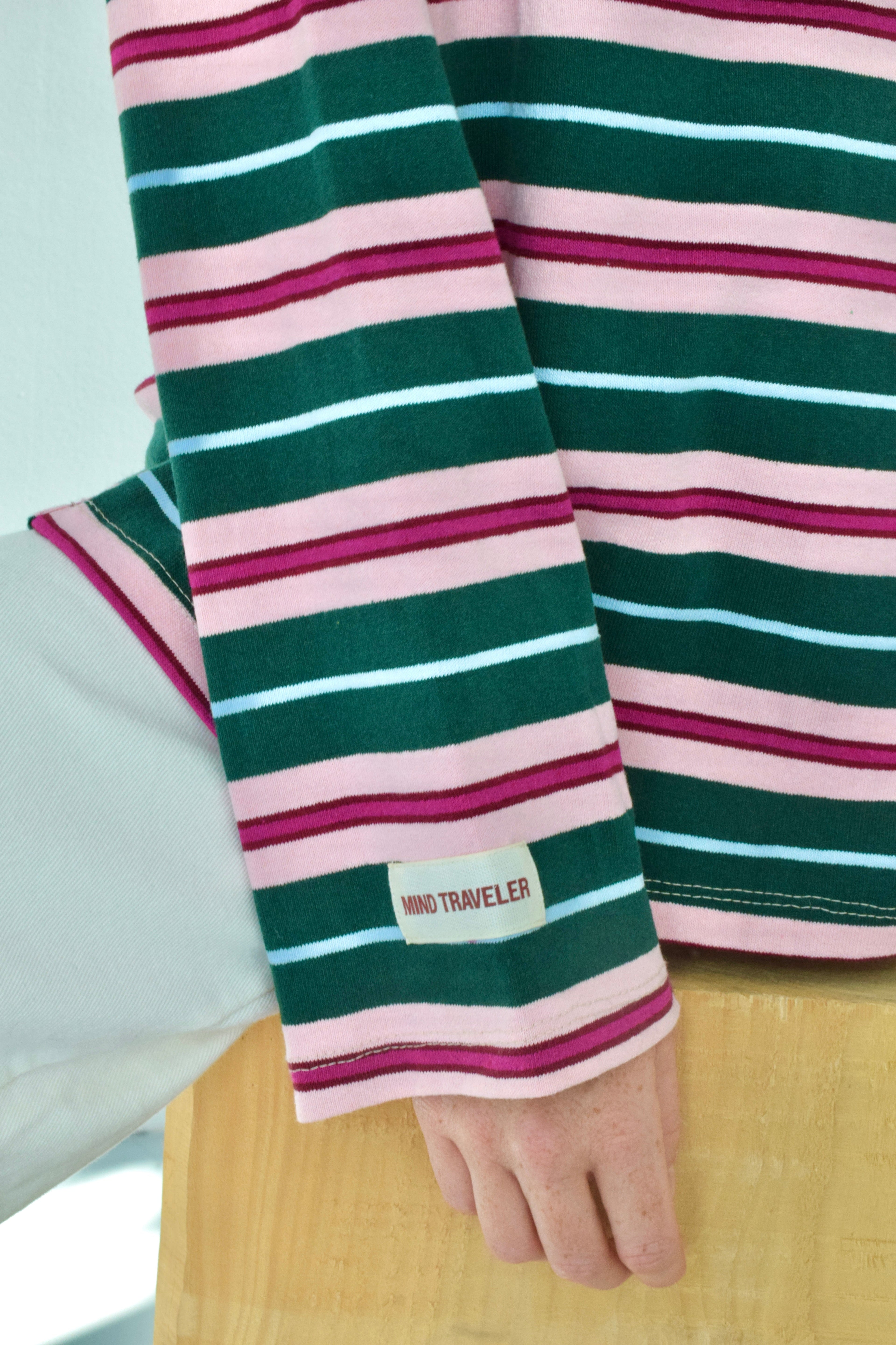 Filipa Polo Green and Pink