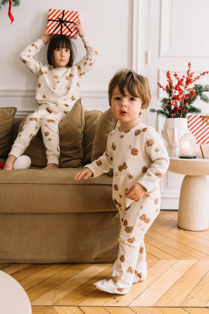 Pijama Chubby Crudo Christmas Village