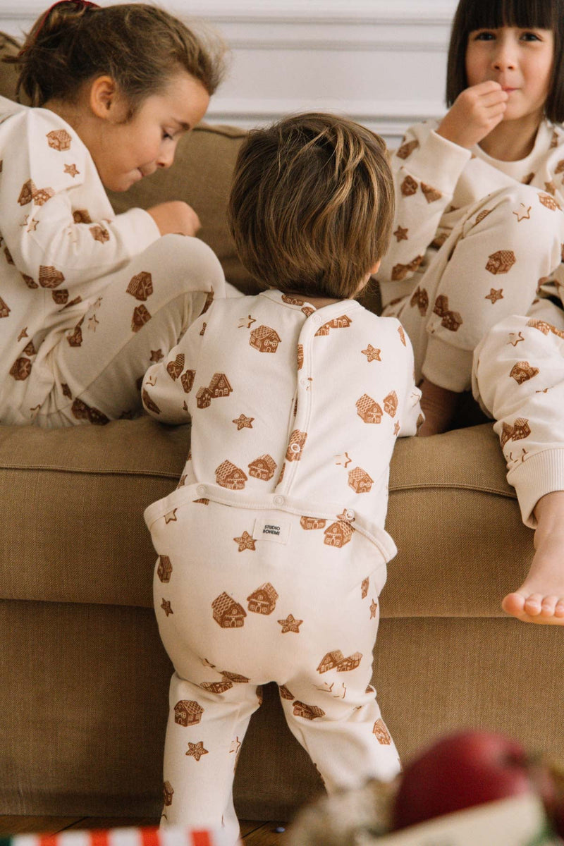 Pijama Chubby Crudo Christmas Village