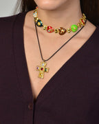 Collier Croix Précieuse