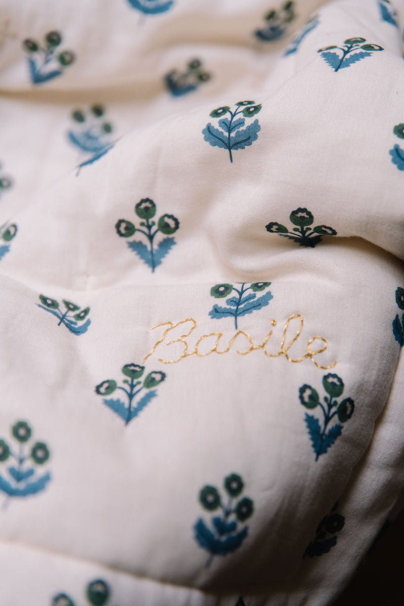 Couverture Matelassée - Plumbago