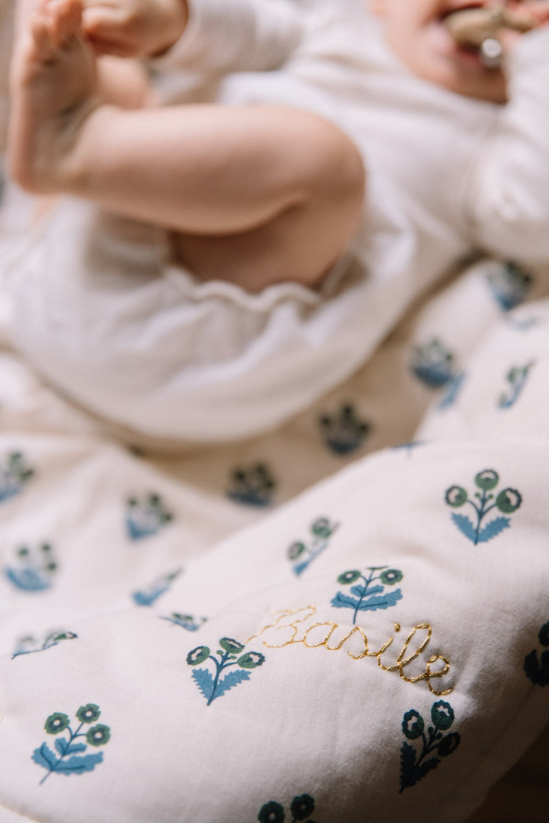 Couverture Matelassée - Plumbago