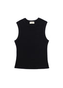 Top Kurt High-Neck Tank - Black