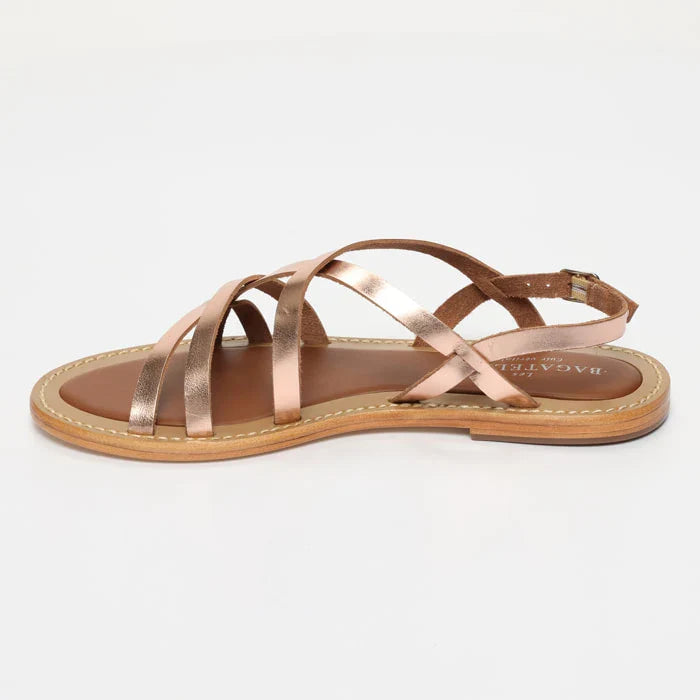 Clarissa Sandals - Rose Gold