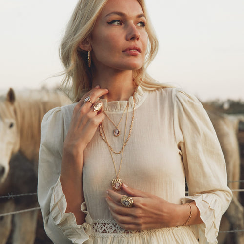 Collier Gm Dubarry Nacre Blanche