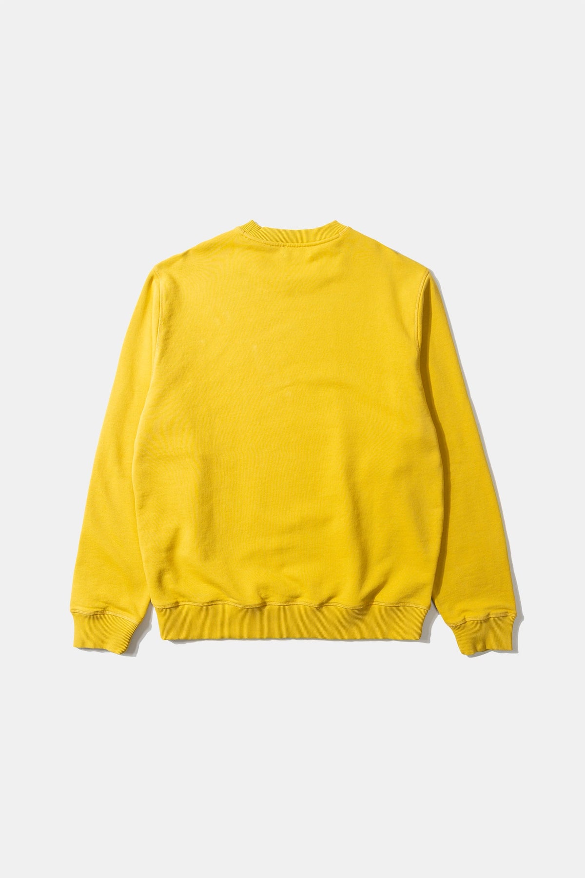 Sudadera Lisa Parche Pato Mostaza