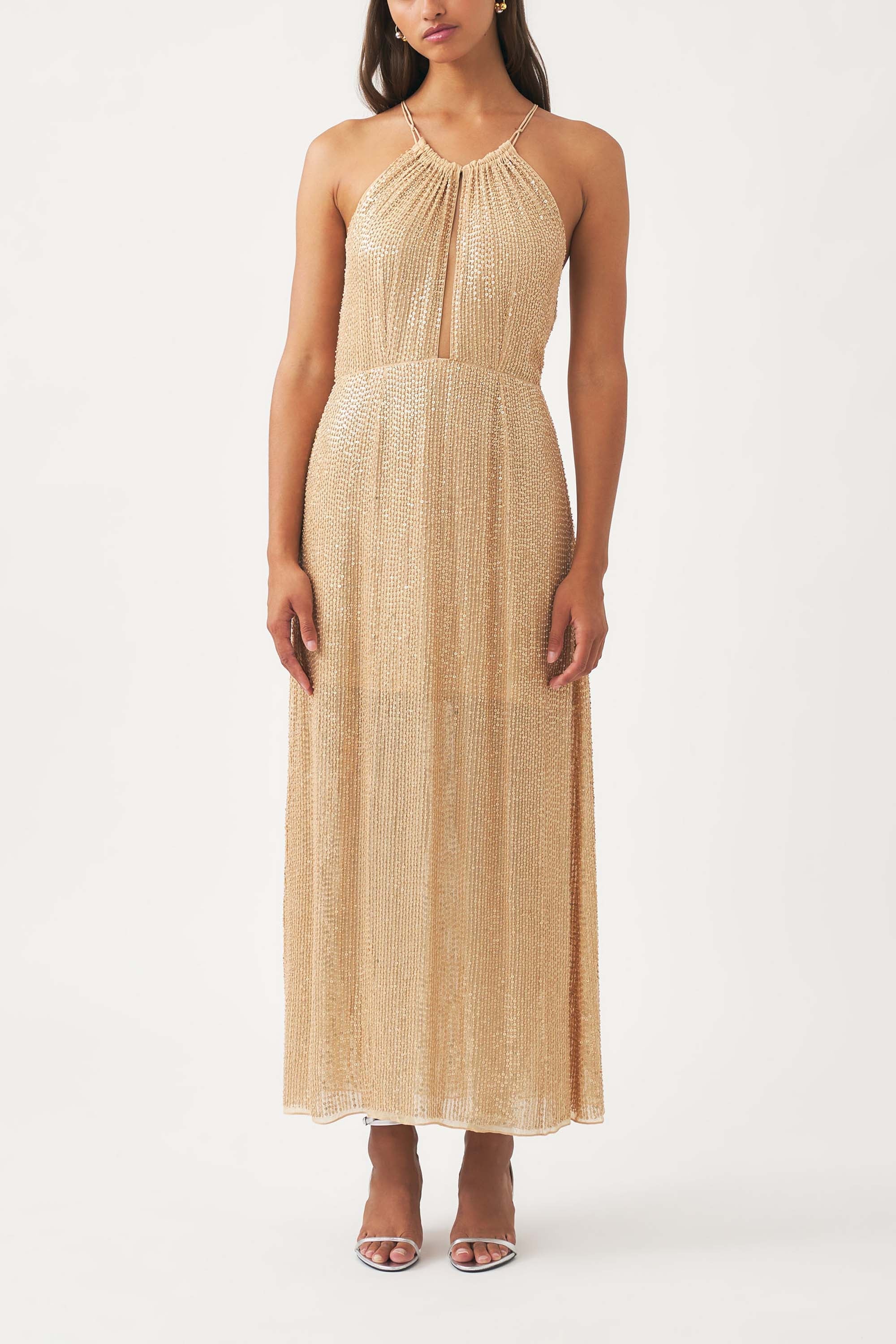 Robe Longue Dune - Nude