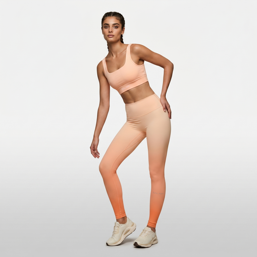 Brassière De Sport Femme Dune – Dégradé Pêche & Sable