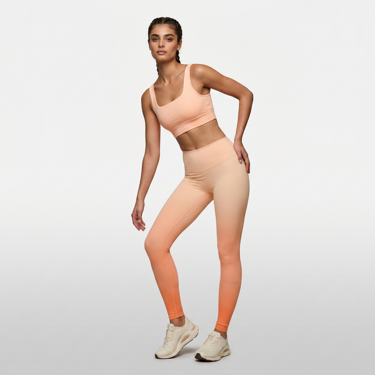 Brassière De Sport Femme Dune – Dégradé Pêche & Sable