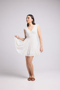Robe Courte - Dusty - Blanc