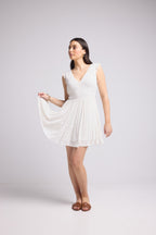Robe Courte - Dusty - Blanc