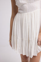 Robe Courte - Dusty - Blanc