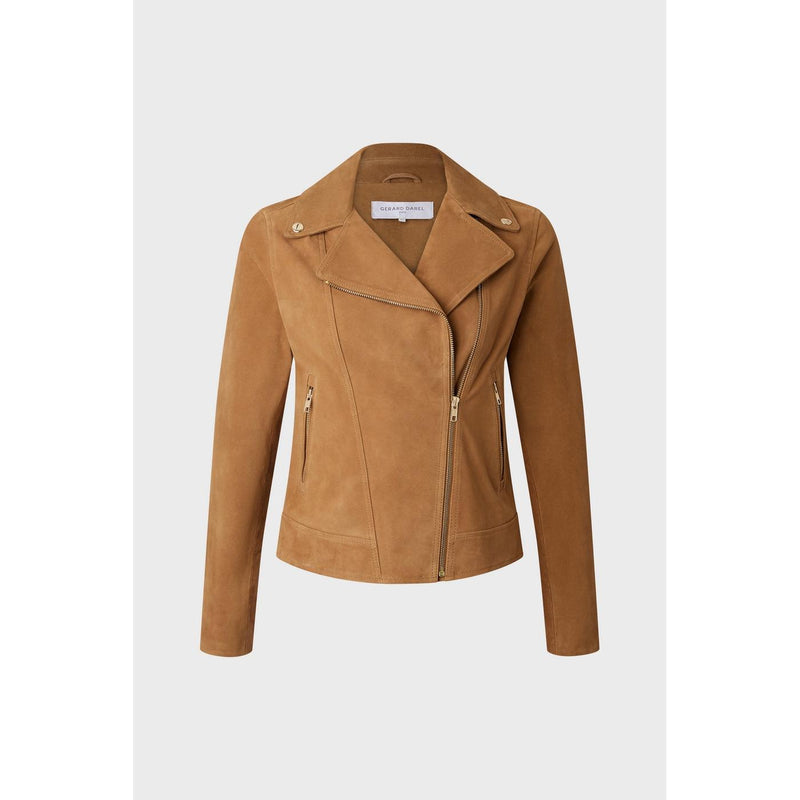 Maud Leather Jacket - Caramel