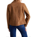 Maud Leather Jacket - Caramel