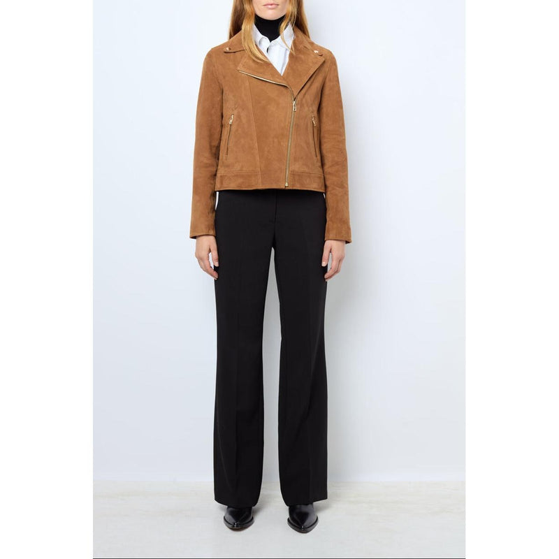 Maud Leather Jacket - Caramel