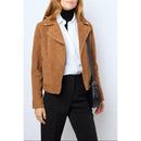 Maud Leather Jacket - Caramel