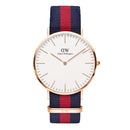 Classic Oxford White Rose Gold Watch