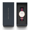 Classic Oxford White Rose Gold Watch