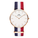 Reloj clásico Cambridge de oro rosa blanco