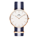 Classic Glasgow White Rose Gold Watch