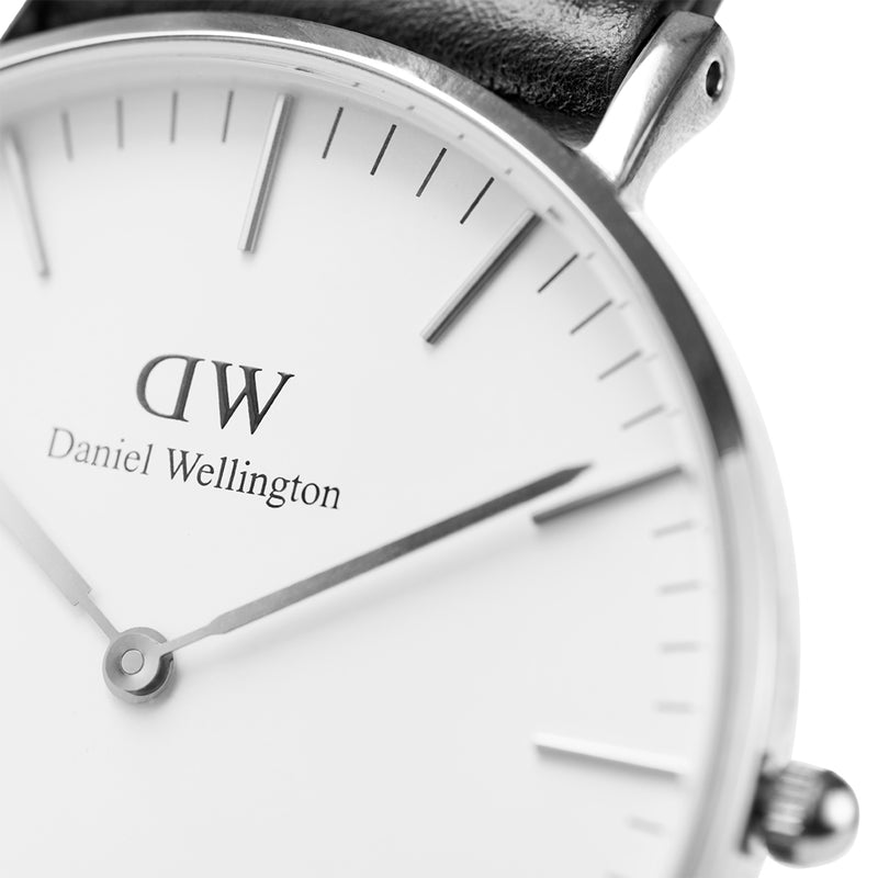Reloj clásico Winchester blanco