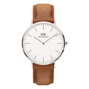 Reloj clásico Durham blanco