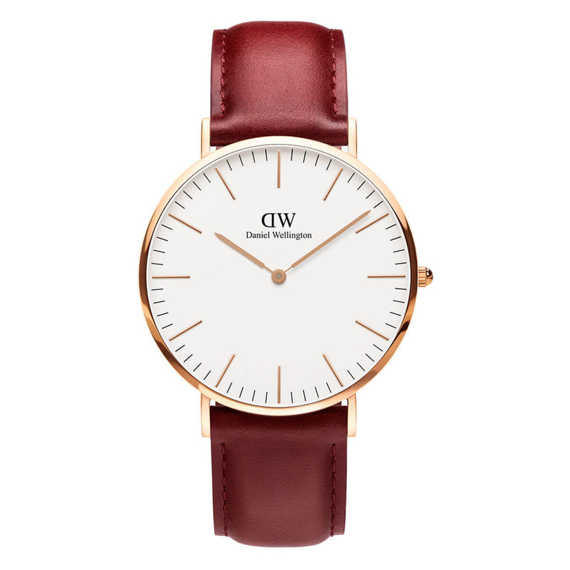 Montre Classic Suffolk Rose Gold White