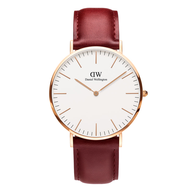Montre Classic Suffolk Rose Gold White