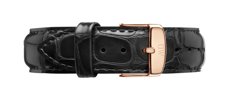 Classic Reading Black Rose Gold Watch