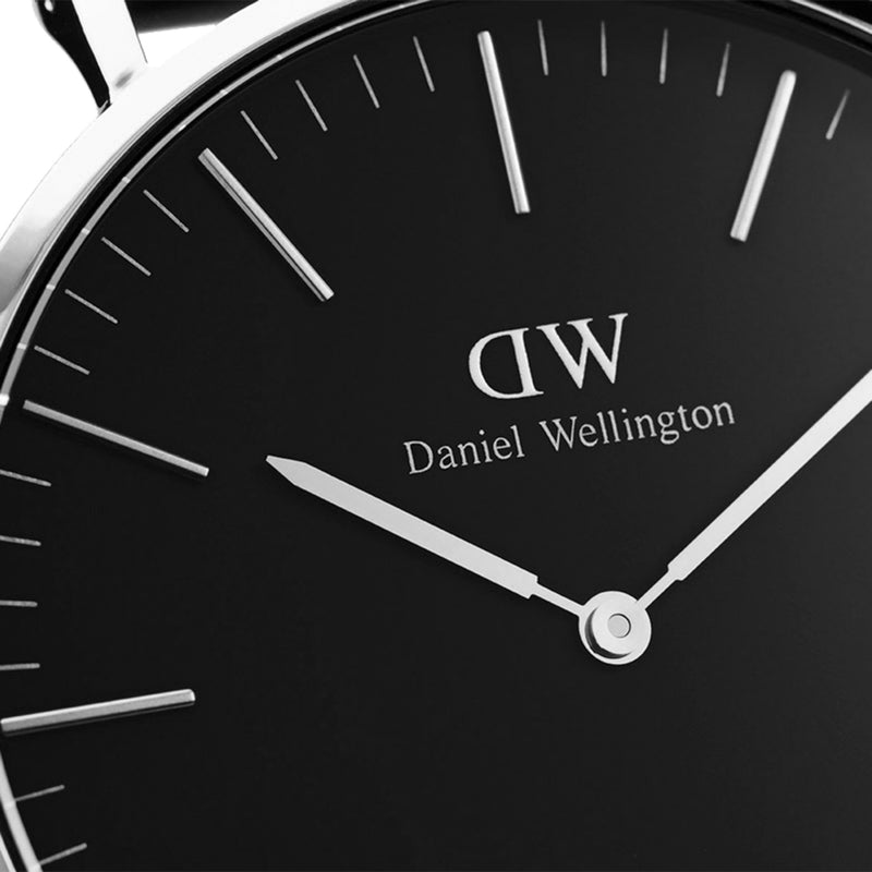 Reloj clásico Durham negro