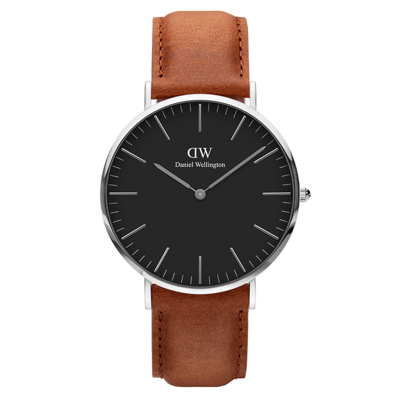 Reloj clásico Durham negro