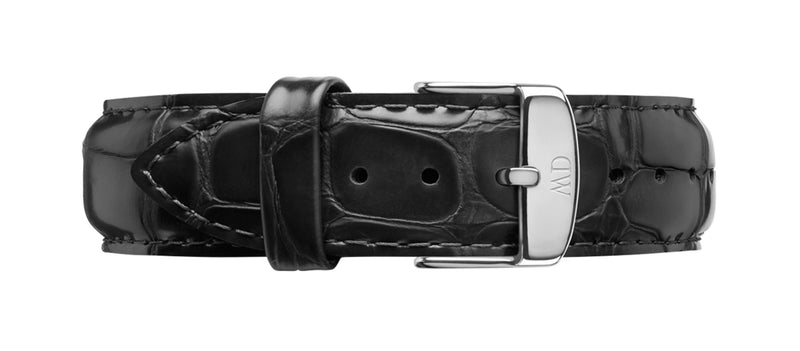 Reloj negro de lectura clásico