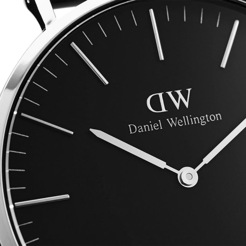 Classic Cornwall Black Silver Watch