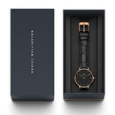 Reloj Petite Reading en oro rosa negro