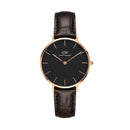 Montre Petite York Rose Gold Black