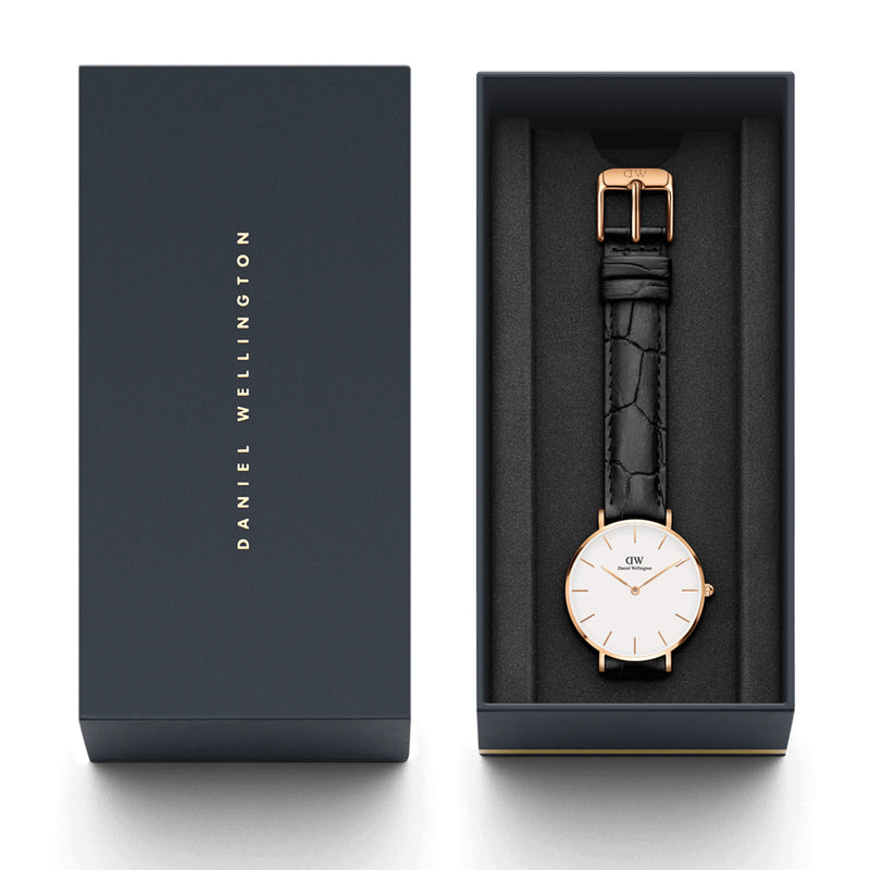 Montre Petite Reading Rose Gold White