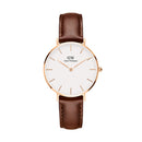 Petite St Mawes White Rose Gold Watch