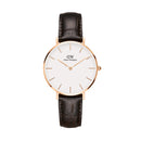 Montre Petite York Rose Gold White