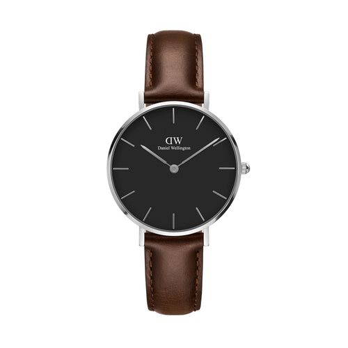 Montre Petite Bristol Black Silver