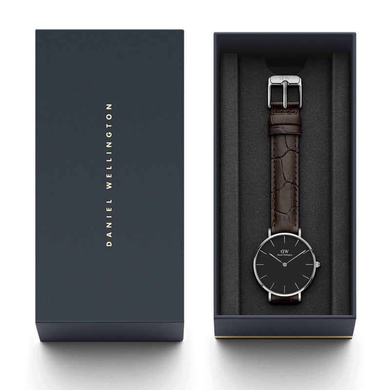 Reloj pequeño York negro