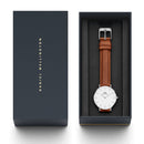 Reloj pequeño Durham blanco