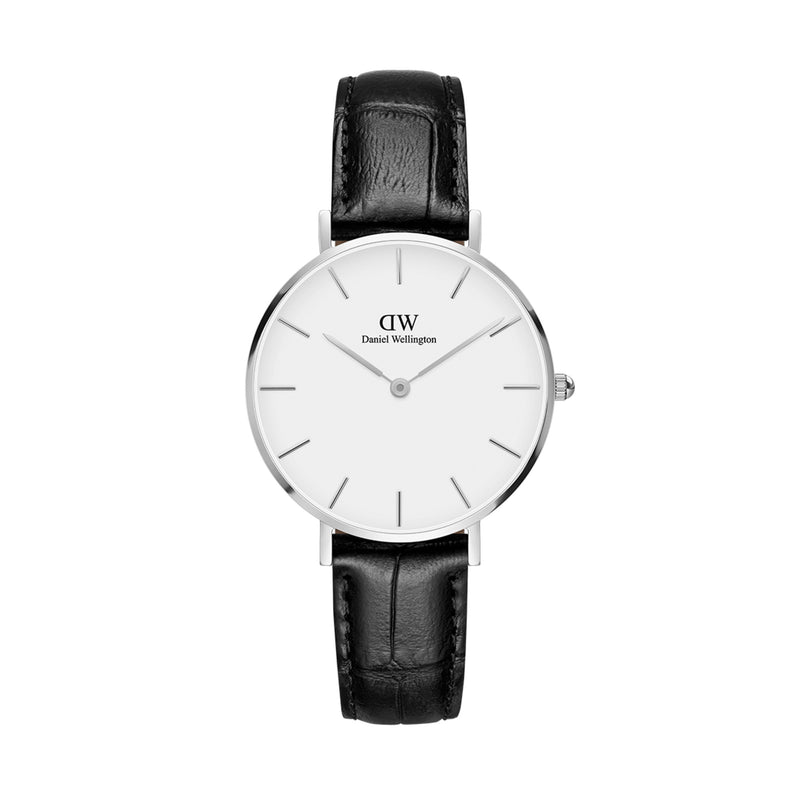 Reloj pequeño de lectura blanco